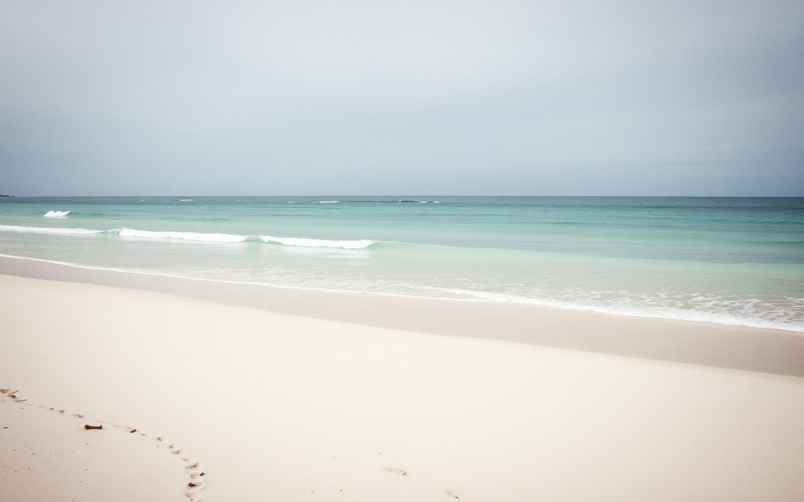 Quiet Sunshine Coast shoreline at dawn